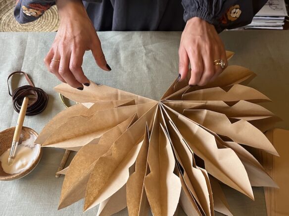 brown paper bag stars step 6  