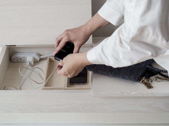 charging station entryway matthew williams organized home book 1  