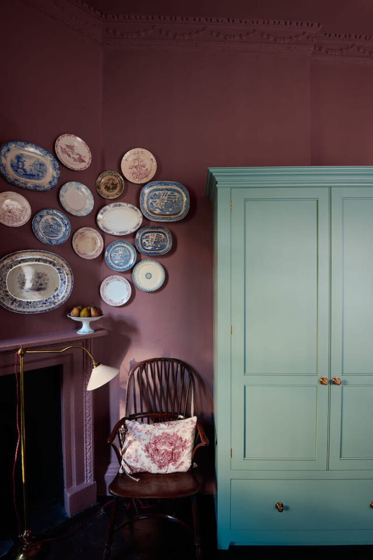 “these pink and blue plates were supposed to go in the pantry cupboard, but t 21