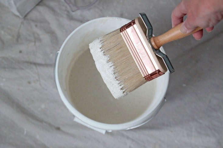 the watery result requires a proper brush (see below) from diy project: limewa 25