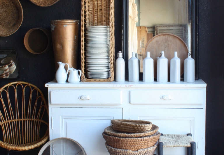 elsie green shop bottles on dresser  