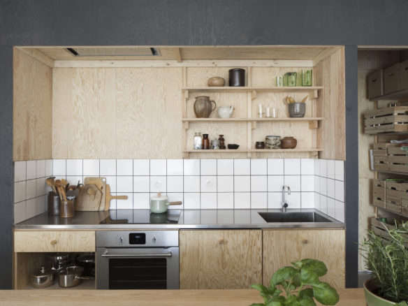 House for Mother plywood kitchen crate storage Forstberg Ling 3  