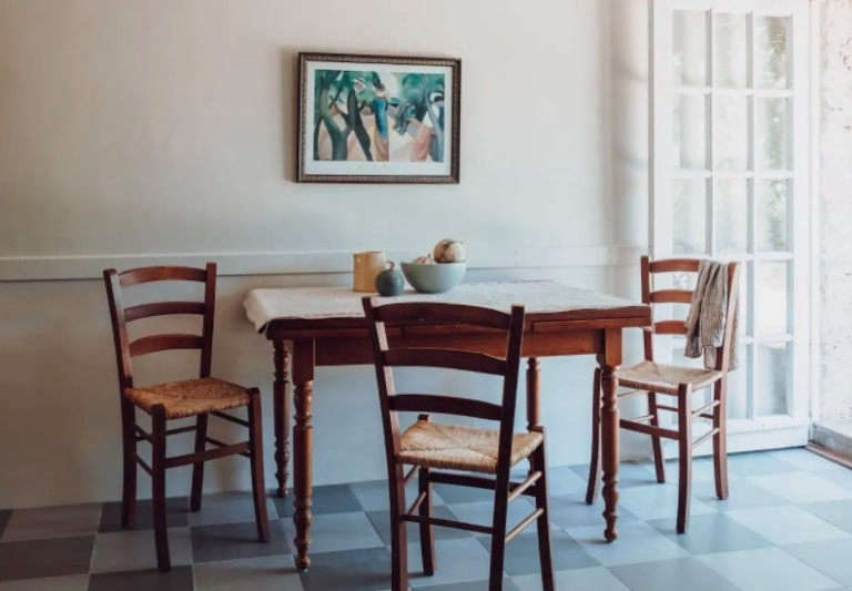 karen mccartney hilltop barn airbnb duras france kitchen  