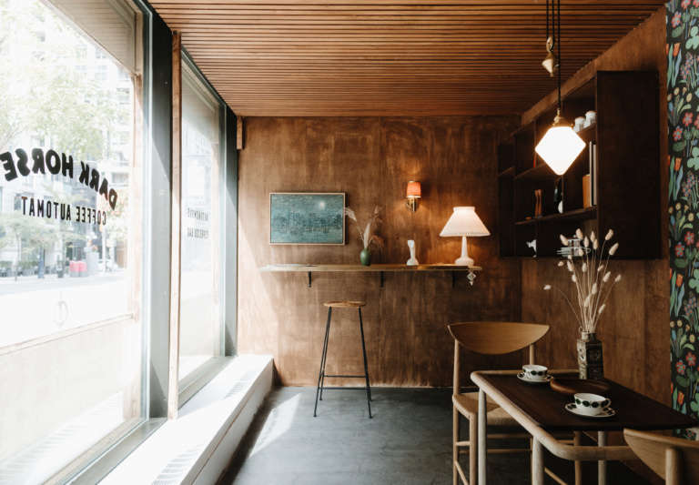 mjolk dark horse cafe interior  