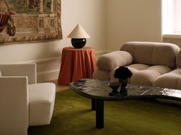 nordic knots grand rug milano green  