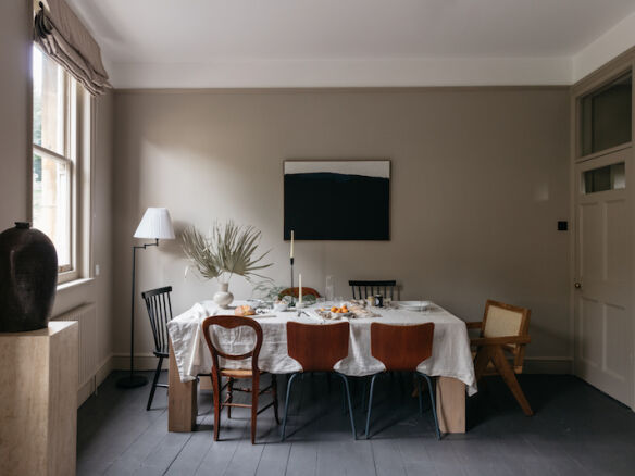 the curators apartment dining room  