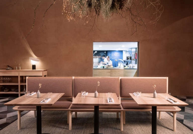 wilder restaurant terence conran kirkwood mccarthy sisal rug  